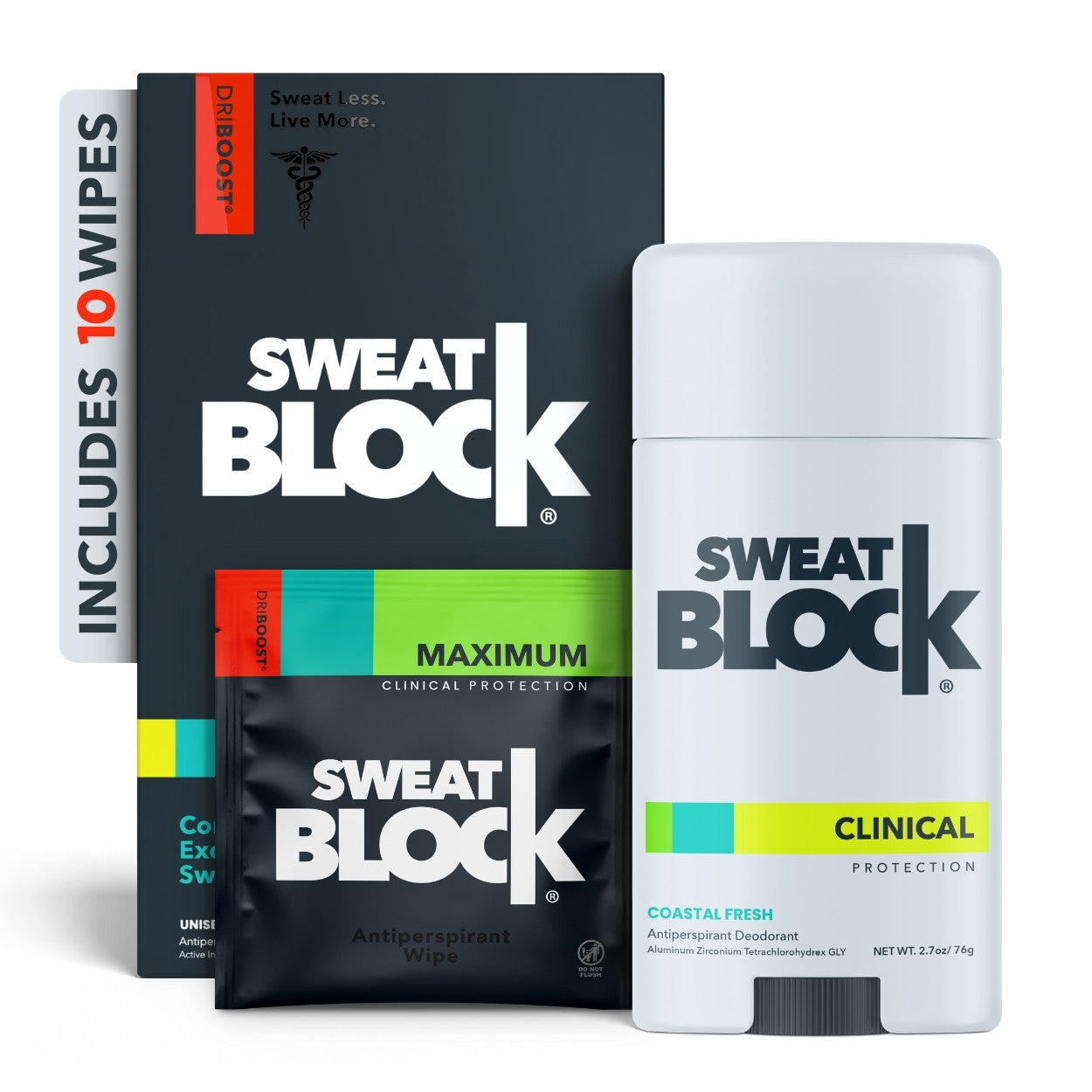 Clinical Strength Antiperspirant Deodorant System | SweatBlock