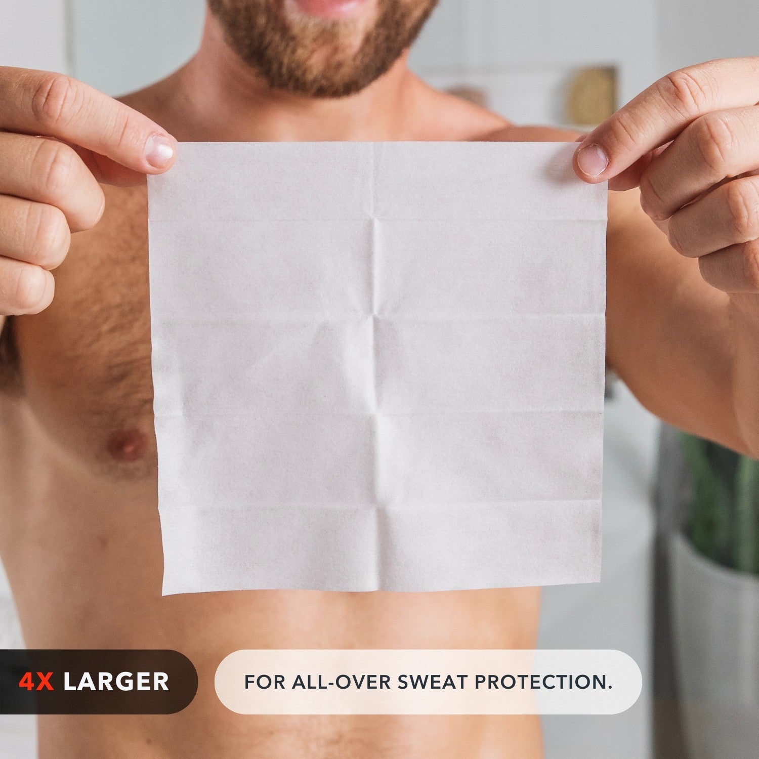 Max Clinical Antiperspirant Body Wipes [XL] | SweatBlock